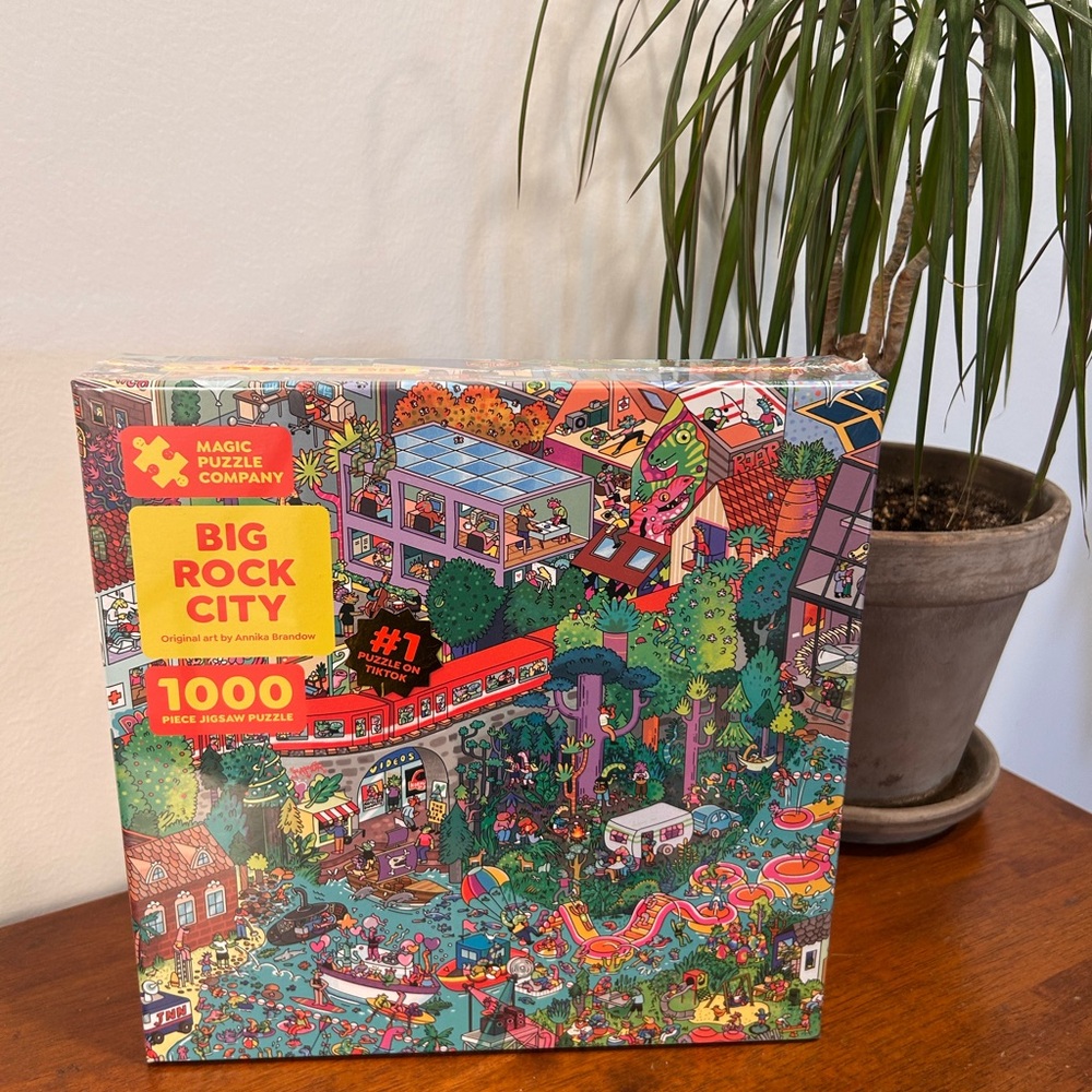Magic Puzzle Company Big Rock City 1000-Piece Puzzle
